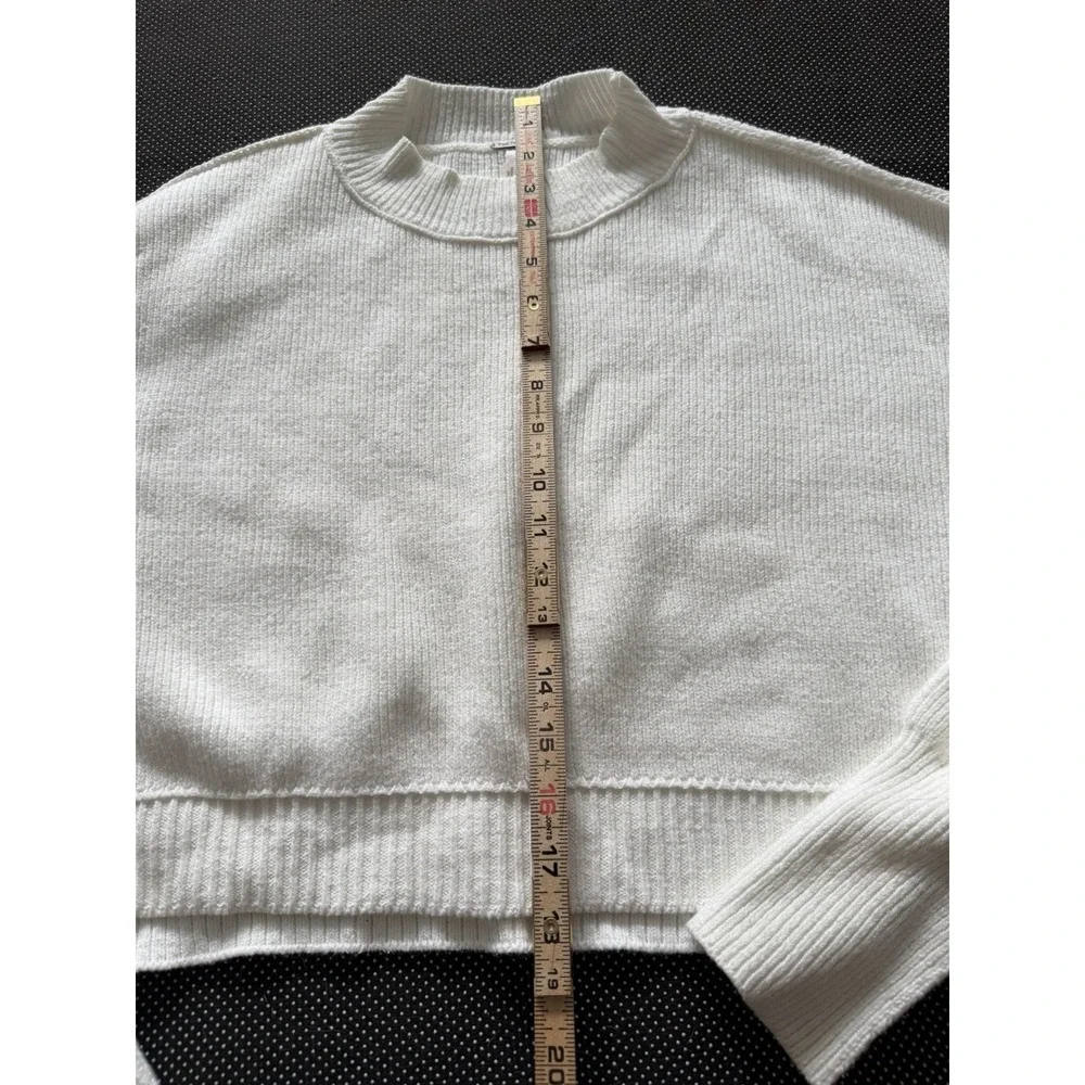 Free People Mock Neck Sweater Sz XS Dolman Festival Oversized Slouchy Rib Knit